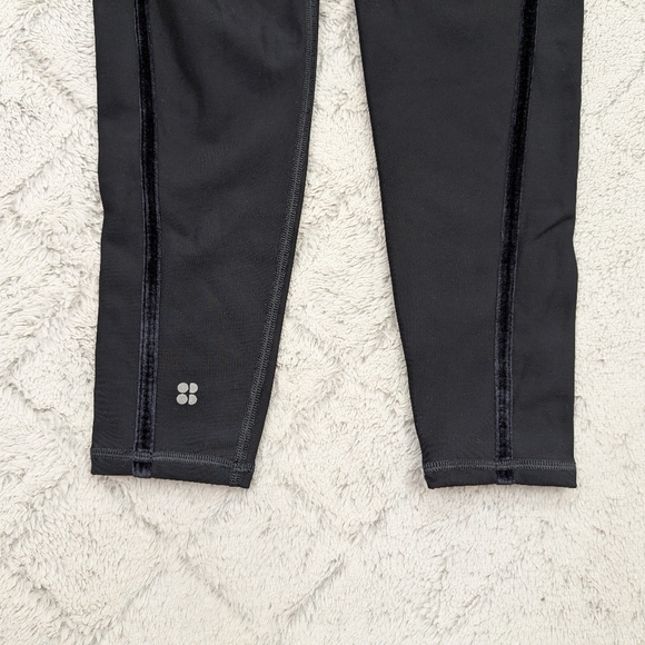 Sweaty Betty Leggings Womens S Black Thermodynamic ⅞ Length Running Train - Picture 10 of 11